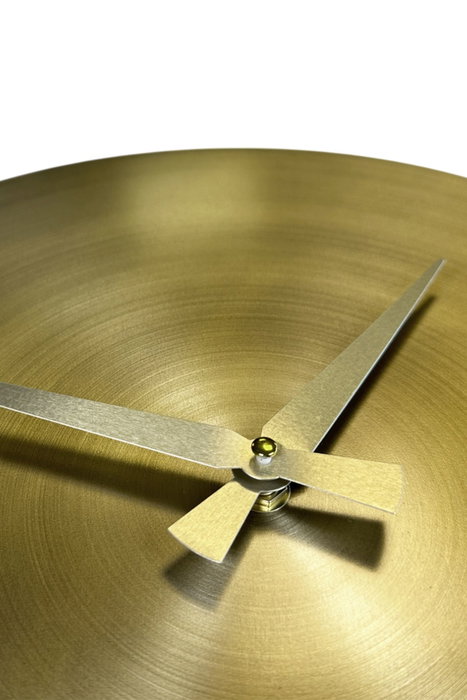 Wallity Reloj de Pared Decorativo de Metal Dorado
